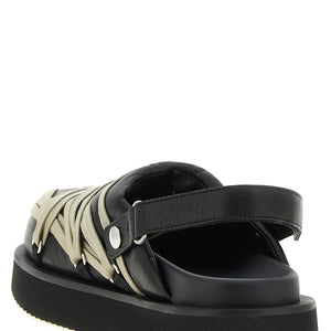 Rick Owens Padded Megalace Platform Sabots