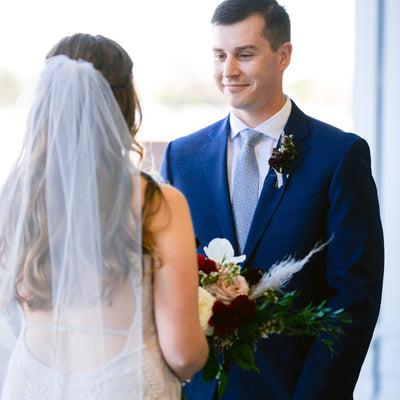 Vintage Burgundy and Blush Air Force Styled Wedding