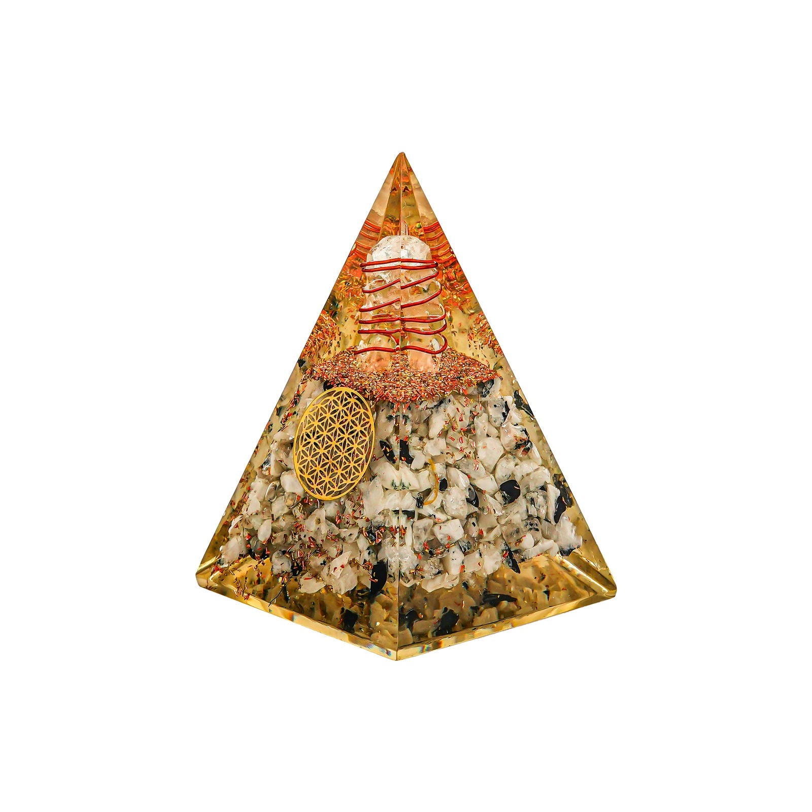 Rainbow Moonstone Nubian Pyramid
