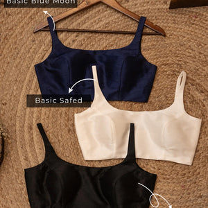 Basic Kala + Basic Safed + Basic Blue Moon