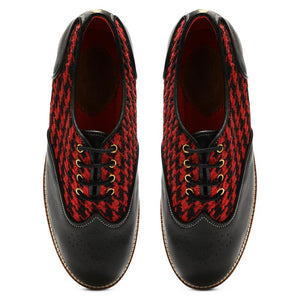 Red Houndstoth Brogues_ for Women (discontinued)