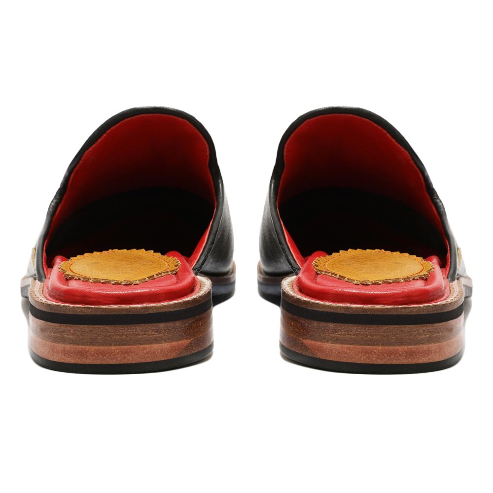 Red Houndstoth_  Mules_ Women (discontinued)
