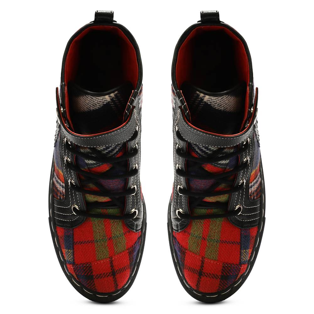 Red Tartans HighTops for Women (discontinued)