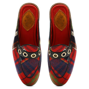 Red Tartans Mule_  for Men (discontinued)