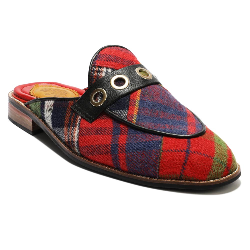Red Tartans Mule_  for Men (discontinued)