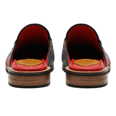 Red Tartans Mule_ For Women (discontinued)