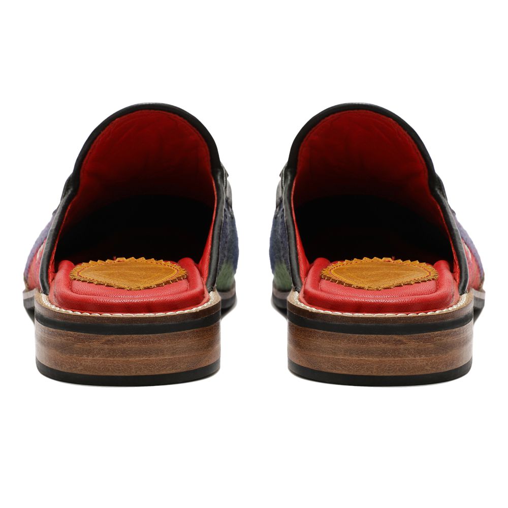 Red Tartans Mule_ For Women (discontinued)