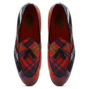 Red Tartans Slip_on for Men (discontinued)