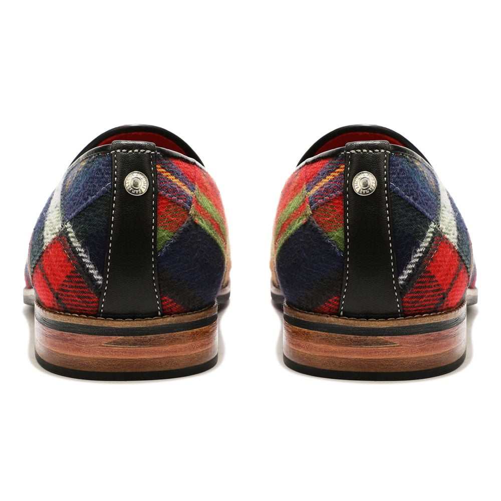 Red Tartans Slip_on for Men (discontinued)