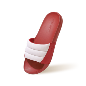 Squooshy Slides for Men : Red-White