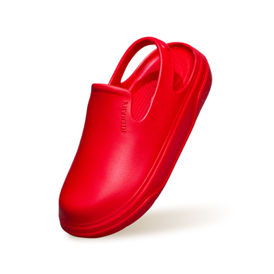 Cushers Clogs For Men : Red