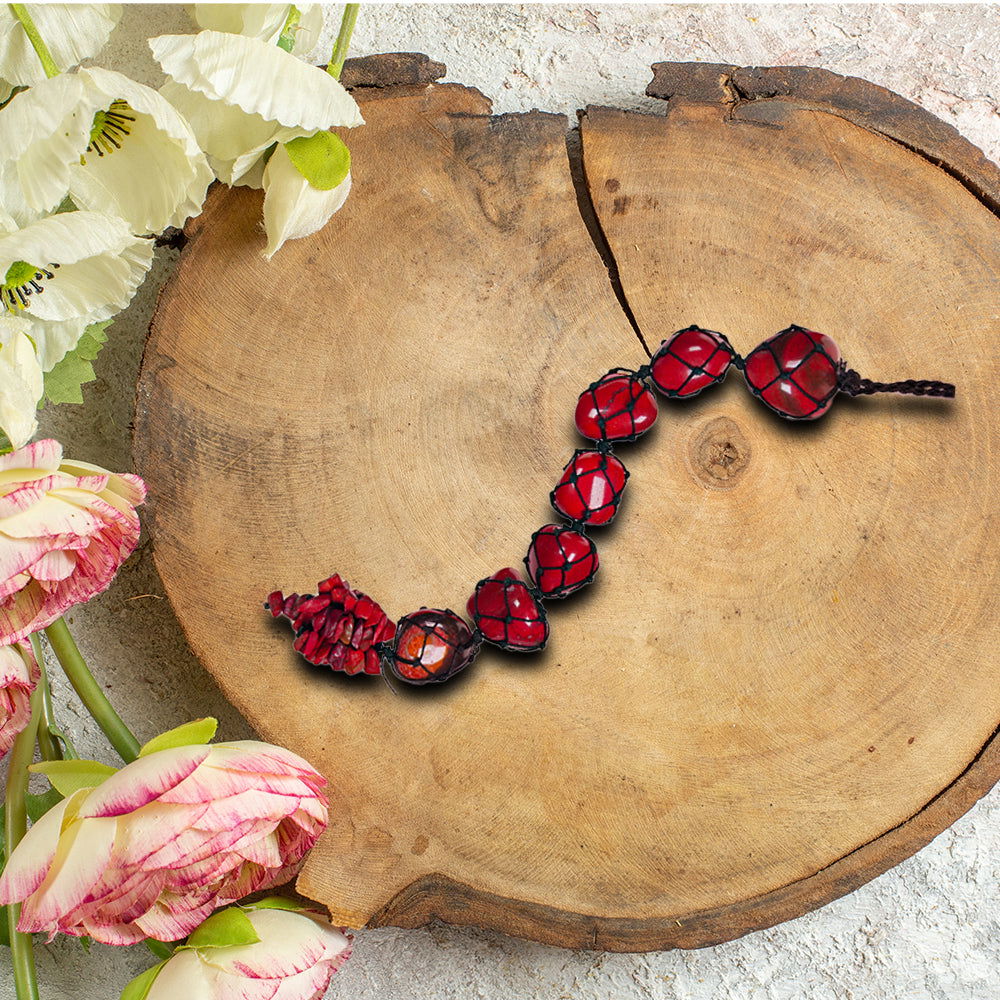 Red Jasper Tumbled Hanging