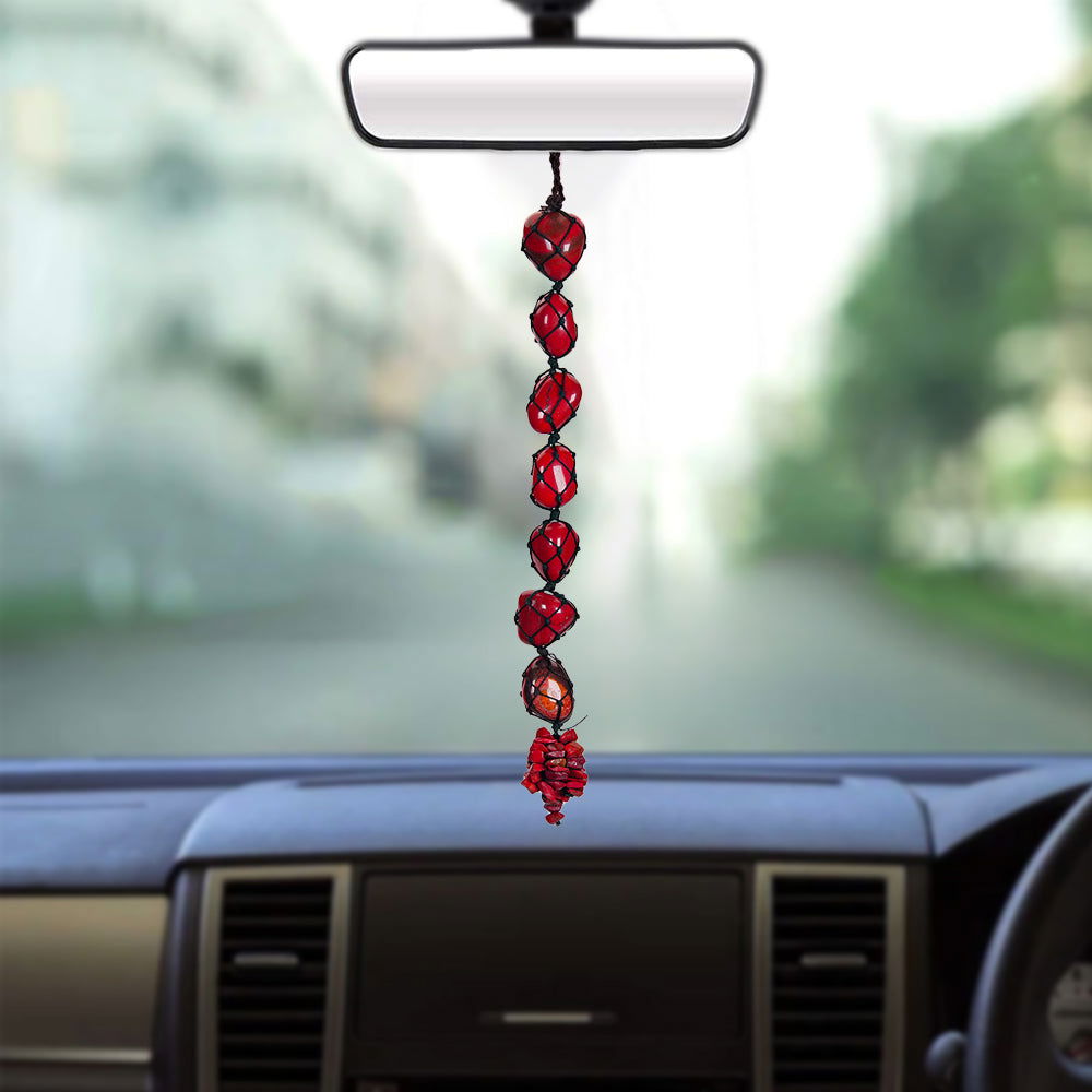 Red Jasper Tumbled Hanging