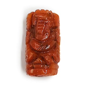 Red coral Ganesha