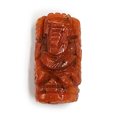 Red coral Ganesha