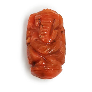 Red coral Ganesha