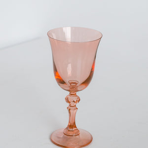 Estelle Colored Regal Goblet - Set of 6 {Blush Pink}