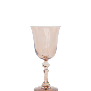 Estelle Colored Regal Goblet - Set of 6 {Mocha Mousse (Our Amber Smoke)}