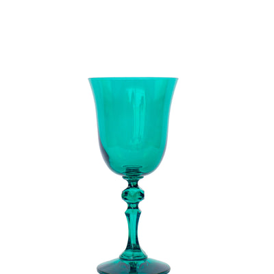 Estelle Colored Regal Goblet - Set of 2 {Emerald Green}