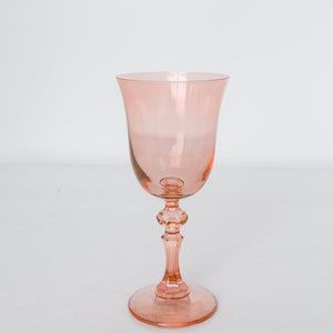 Estelle Colored Regal Goblet - Set of 6 {Blush Pink}