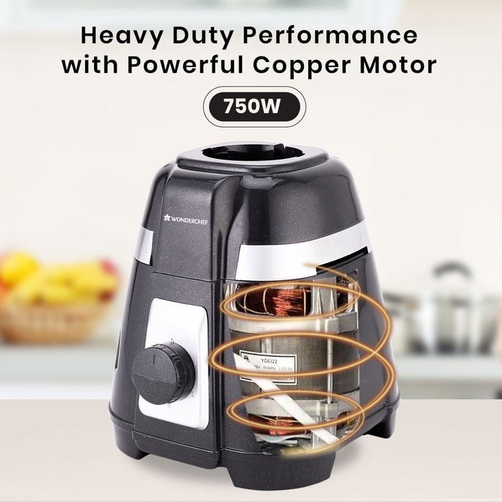 Wonderchef Renewed Regalia Mixer Grinder 750W, 230V~50Hz,