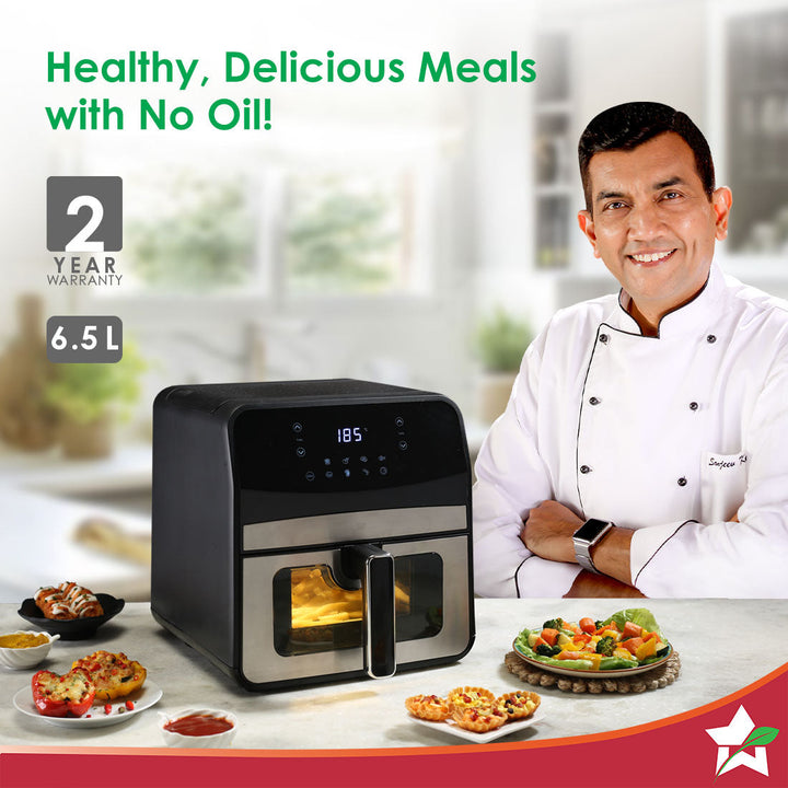 Regenta Digital Air Fryer with Window | 1800W, 6.5L.