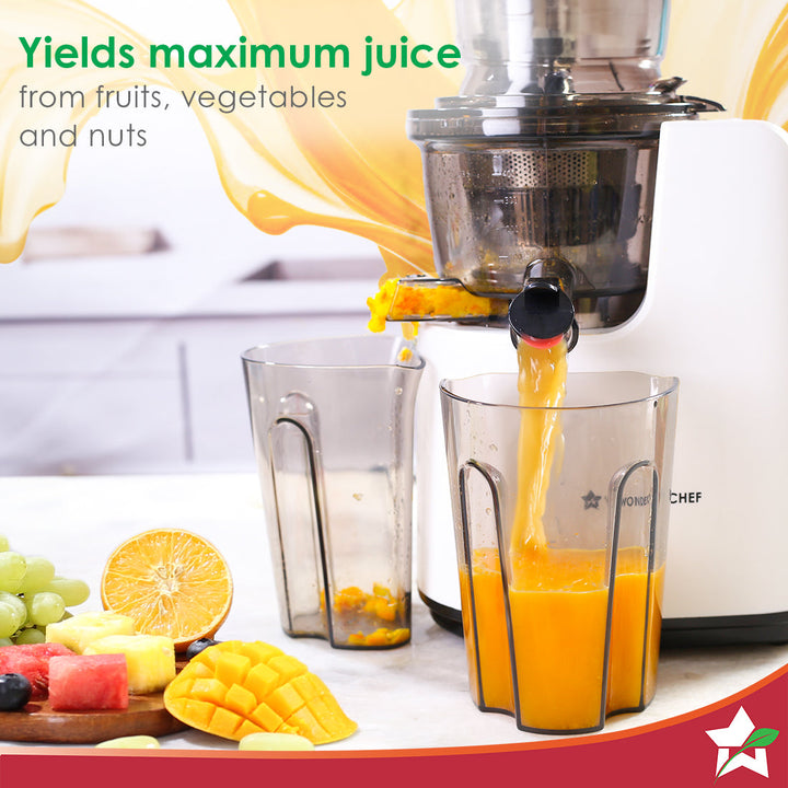 Regenta Full Fruit Juicer | Professional Cold Press | High Juice Yield