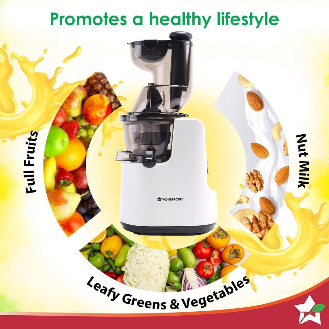 Regenta Full Fruit Juicer | Professional Cold Press | High Juice Yield