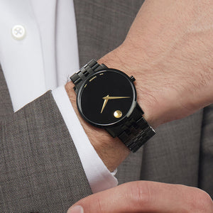 Movado Museum Classic Black Dial Men 40mm
