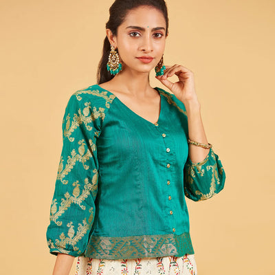 Emerald Green Short Top