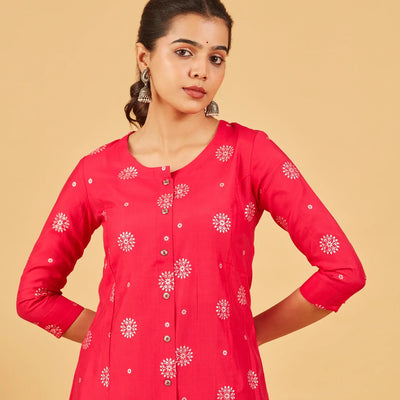 Raspberry Pink Kurta