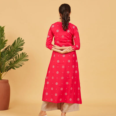Raspberry Pink Kurta