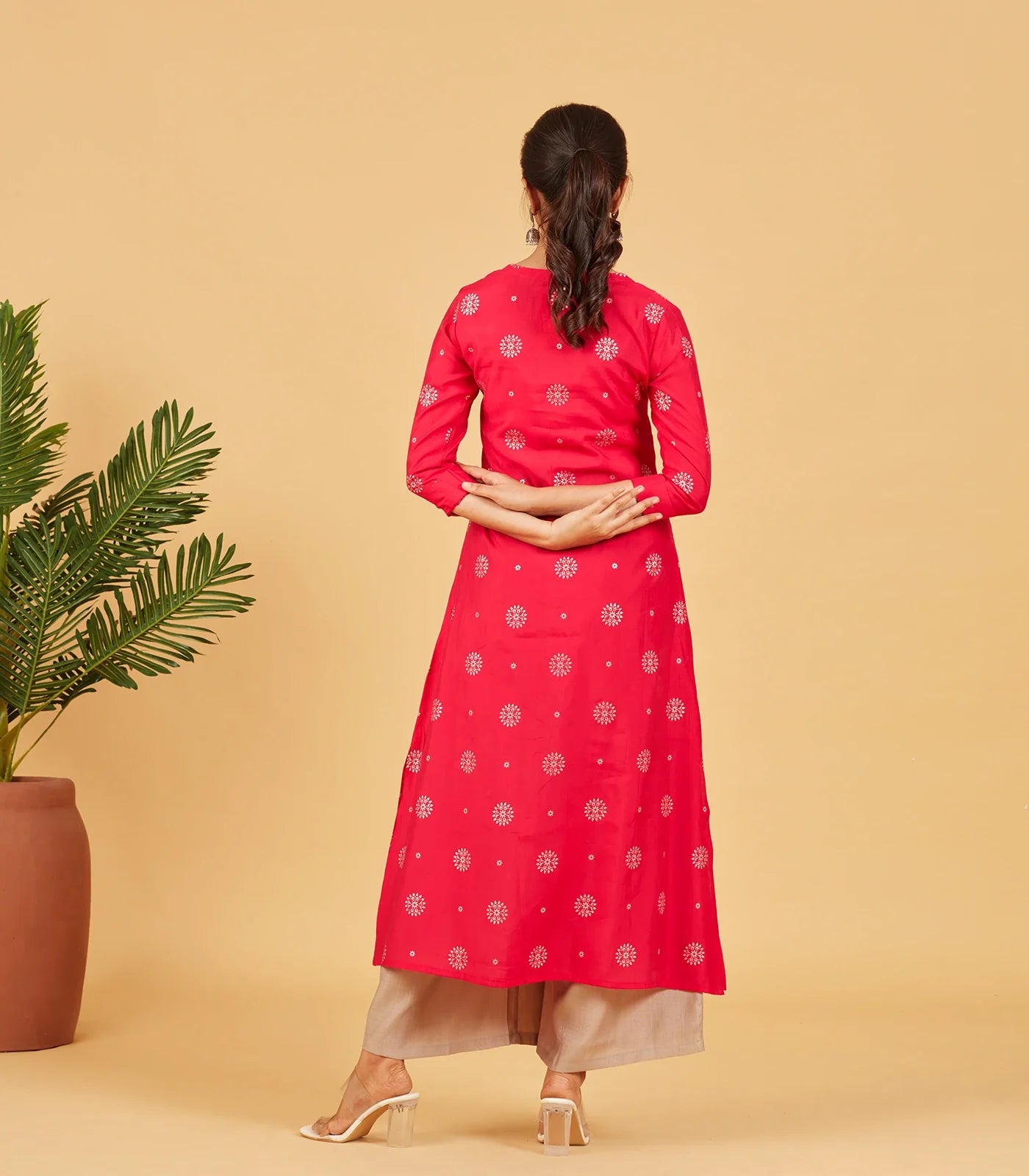 Raspberry Pink Kurta