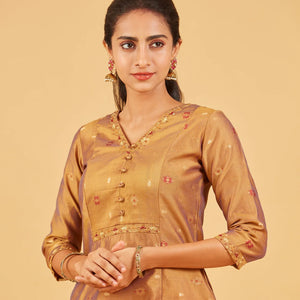 Antique Gold Festive Kurta