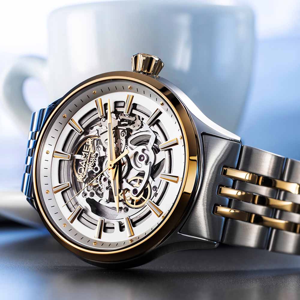 Competence Skeleton III Silver Dial