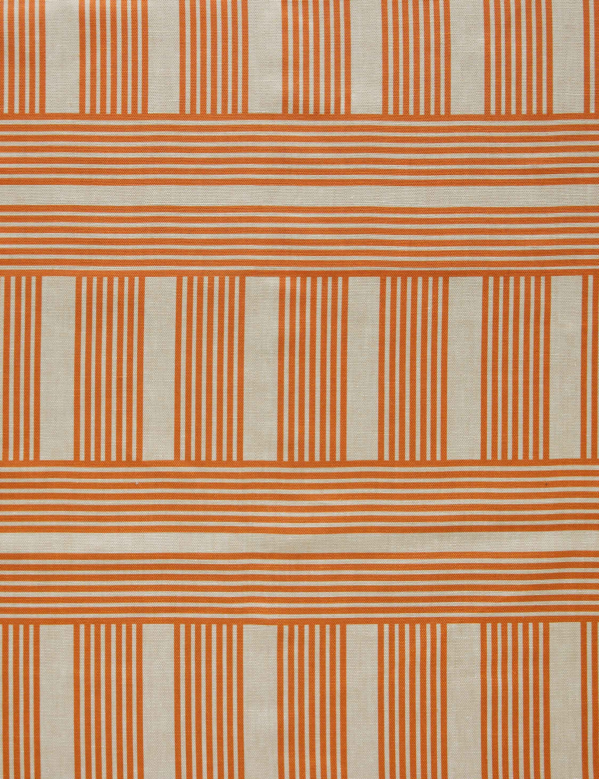 Roman Holiday Grid Flax Linen Fabric by Wallshoppe
