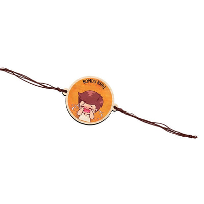 Rondu Bhai Wooden Rakhi