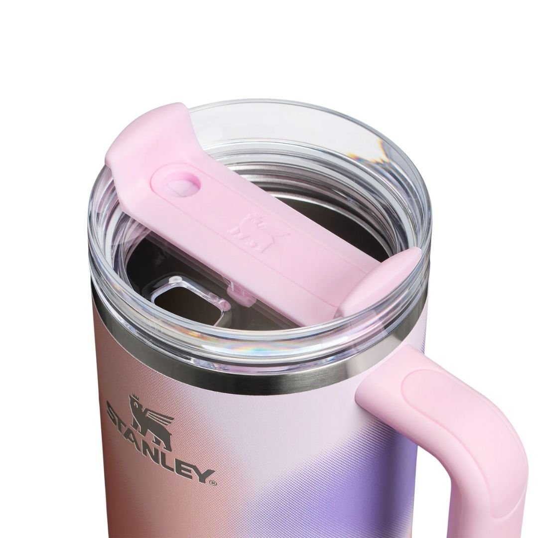 Stanley New Frequency Quencher H2.0 FlowState™ Tumbler | 40 OZ Rose Petal Motion