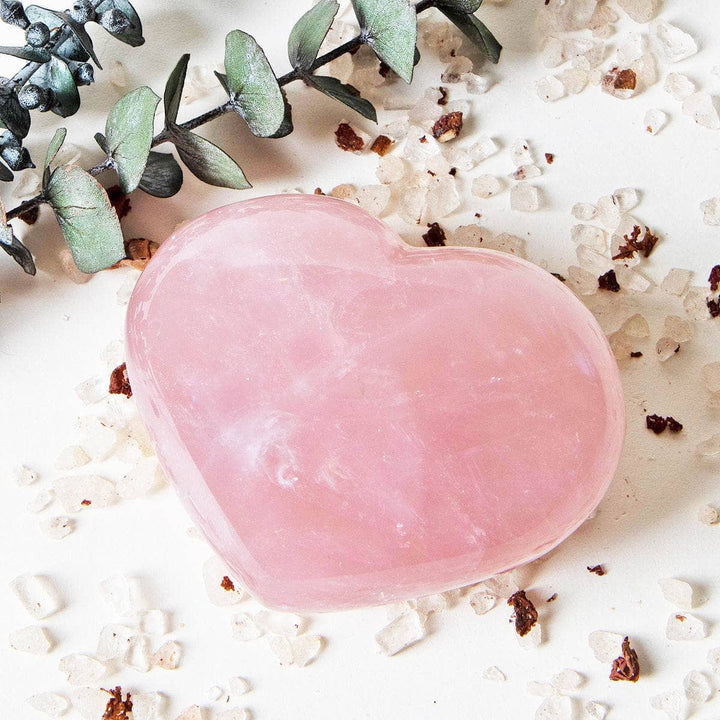 Rose Quartz Hearts - AAA Premium Quality