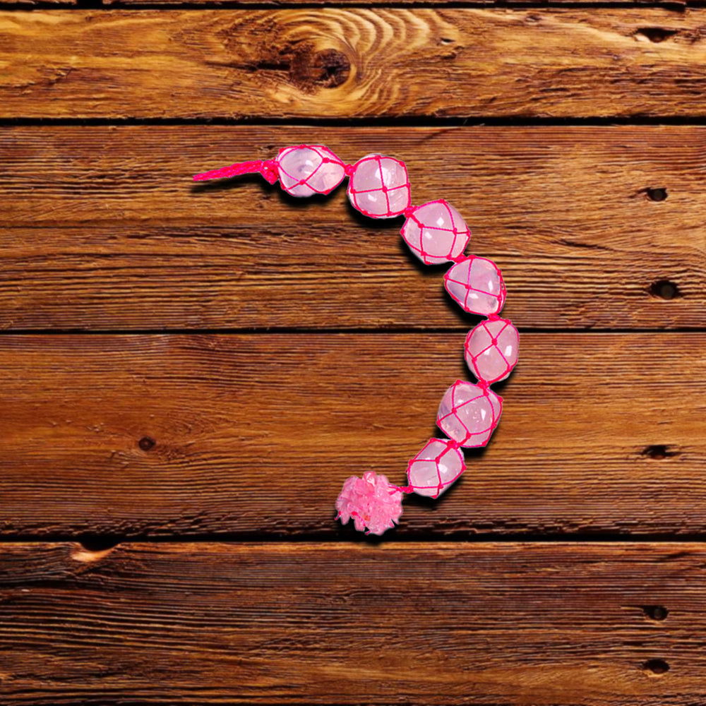 Rose Quartz Tumbled Hanging