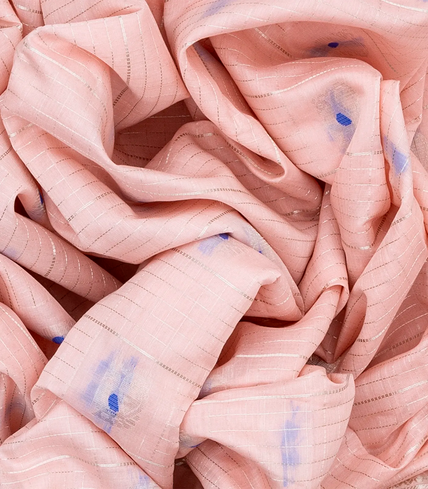 Light Peach Handloom Chirala Soft Silk Saree With Annam Motifs-Light Peach