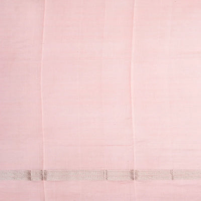 Light Peach Handloom Chirala Soft Silk Saree With Annam Motifs-Light Peach