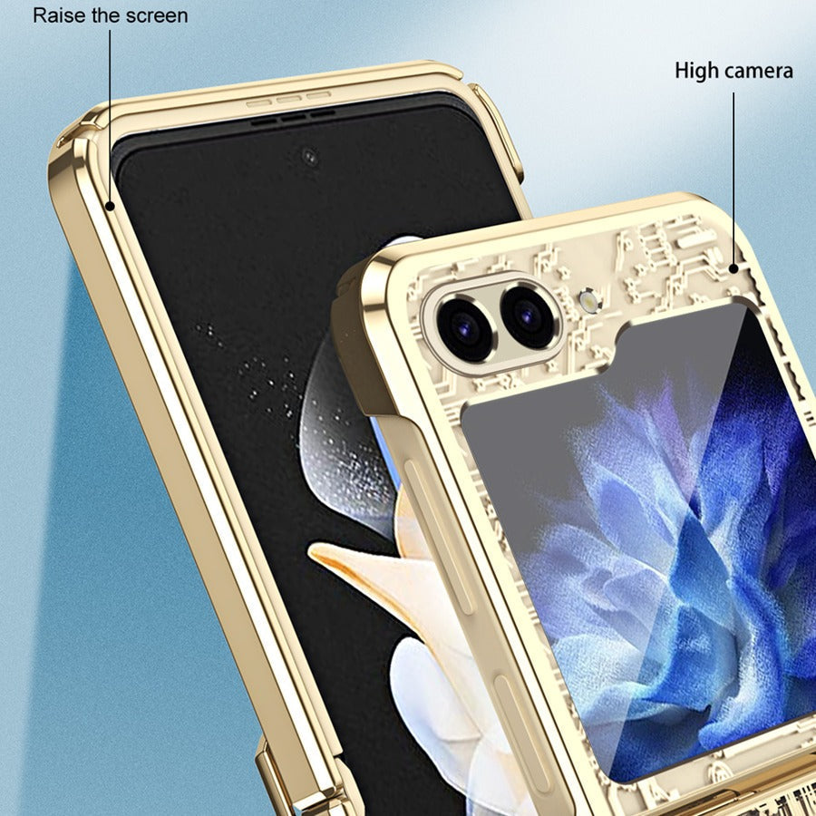 Galaxy Z Flip 4 Mechanical Integrated Electroplating Case