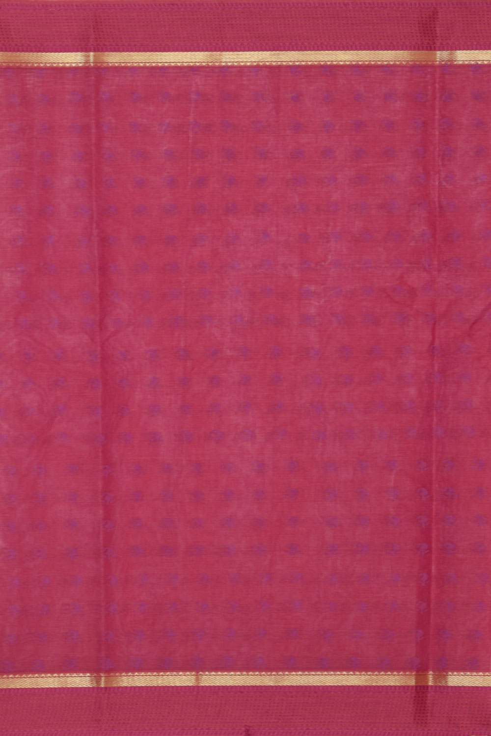 Hand block printed south cotton saree