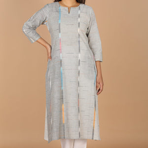 Cotton woven A line kurti