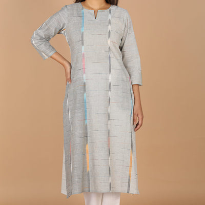 Cotton woven A line kurti