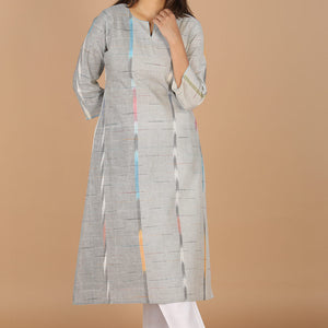 Cotton woven A line kurti