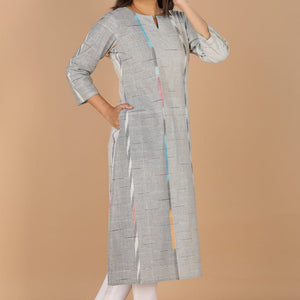 Cotton woven A line kurti