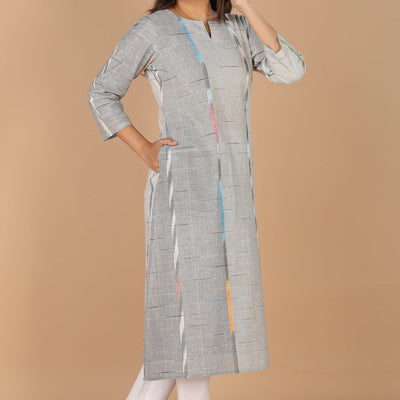 Cotton woven A line kurti