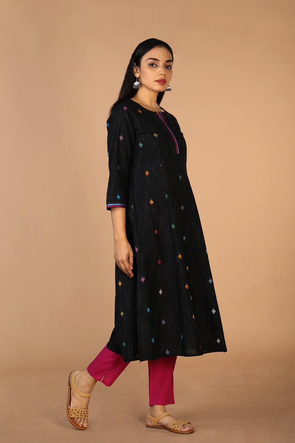 Embroidered princess line kurti